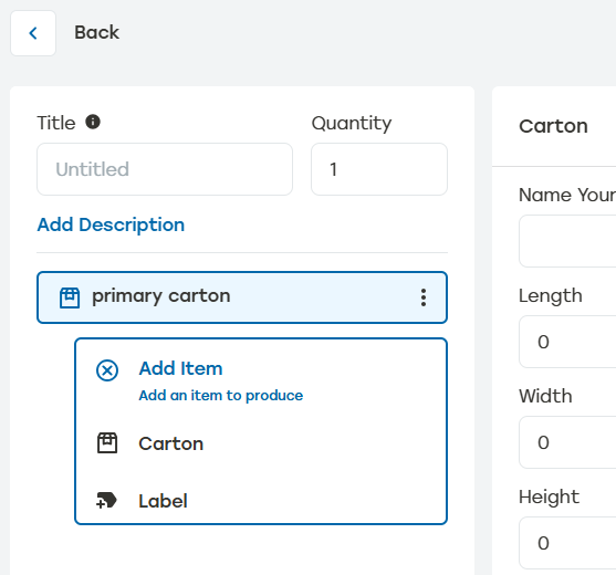 PackNet-create-job-add-item